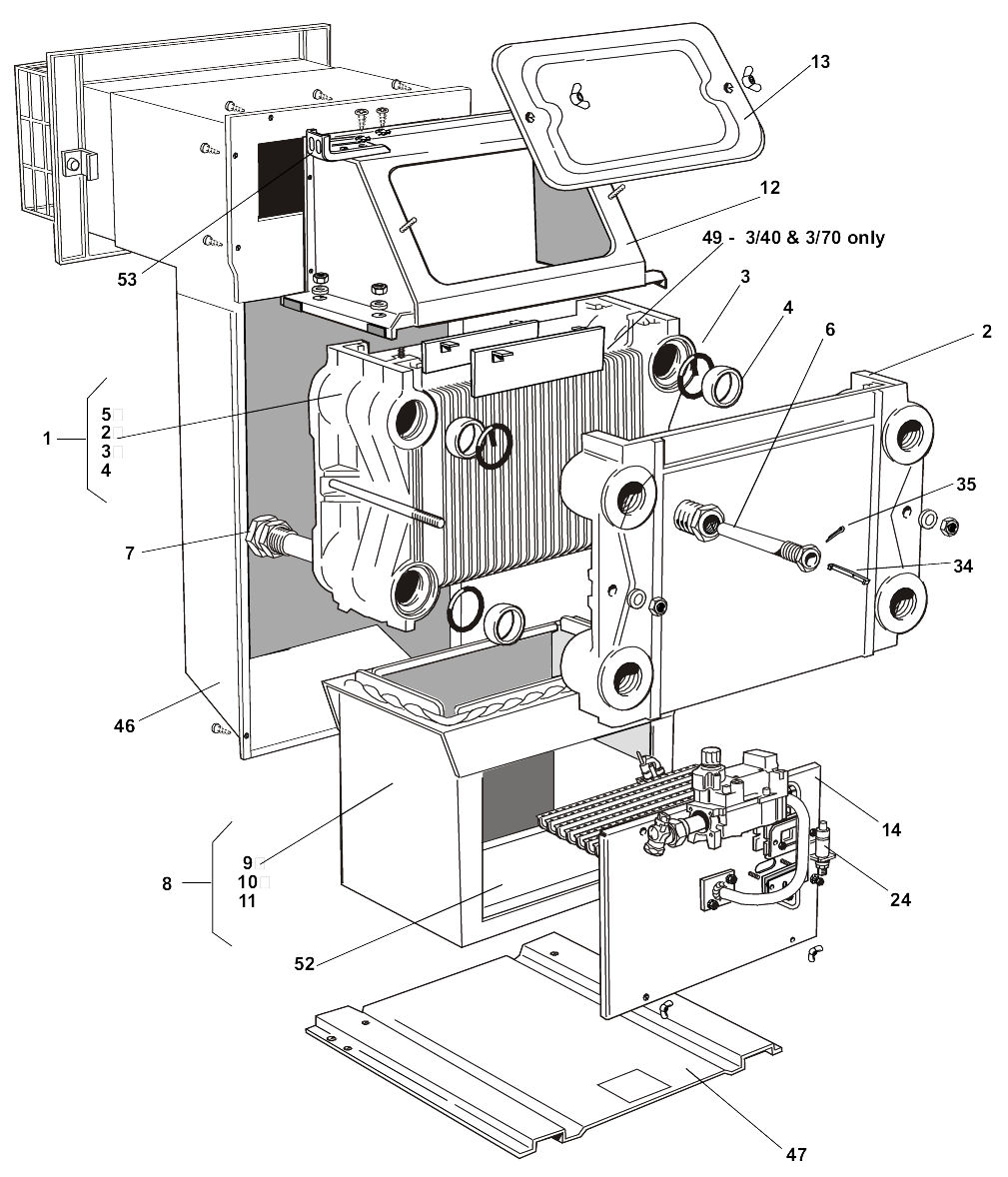 G19/B - Boiler Exploded 40 80