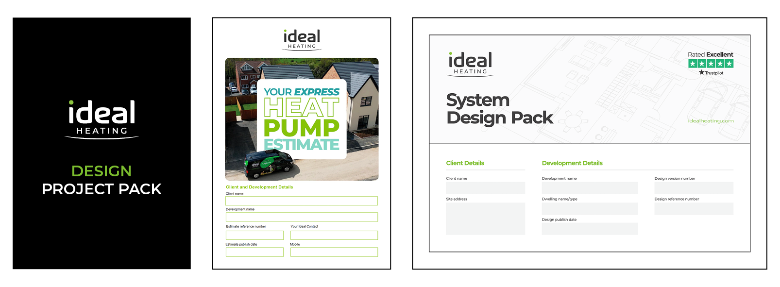 Example heating system design pack documents