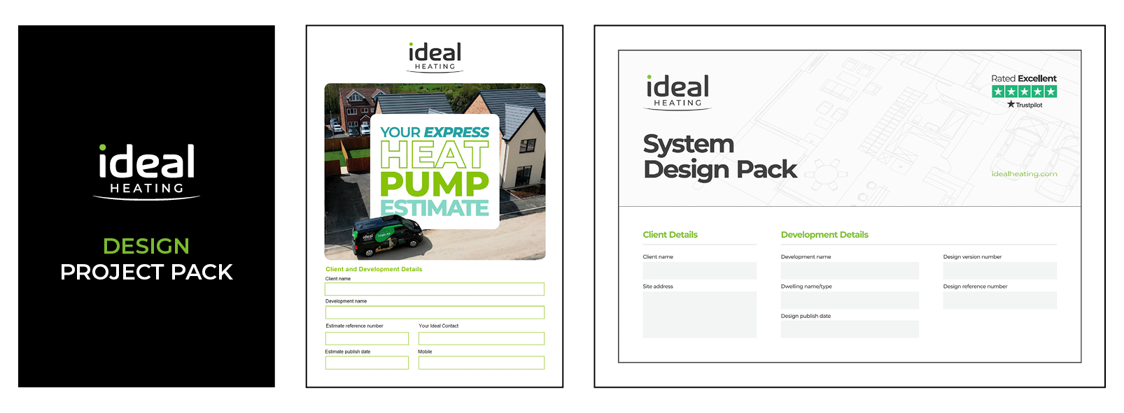Example heating system design pack documents