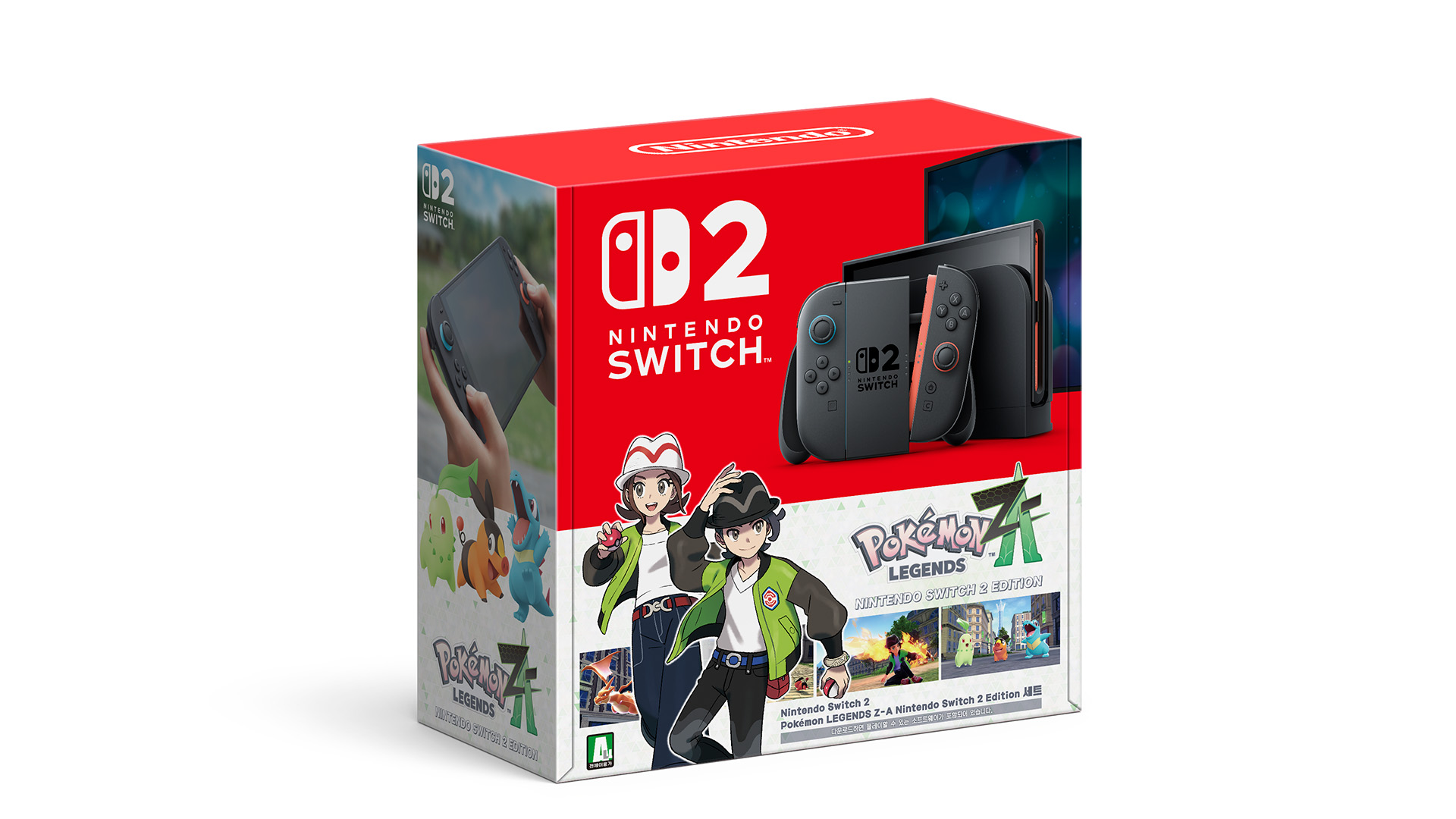 Pokémon LEGENDS Z-A」를 예약 판매 중인 점포에서 「색이 다른 코라이