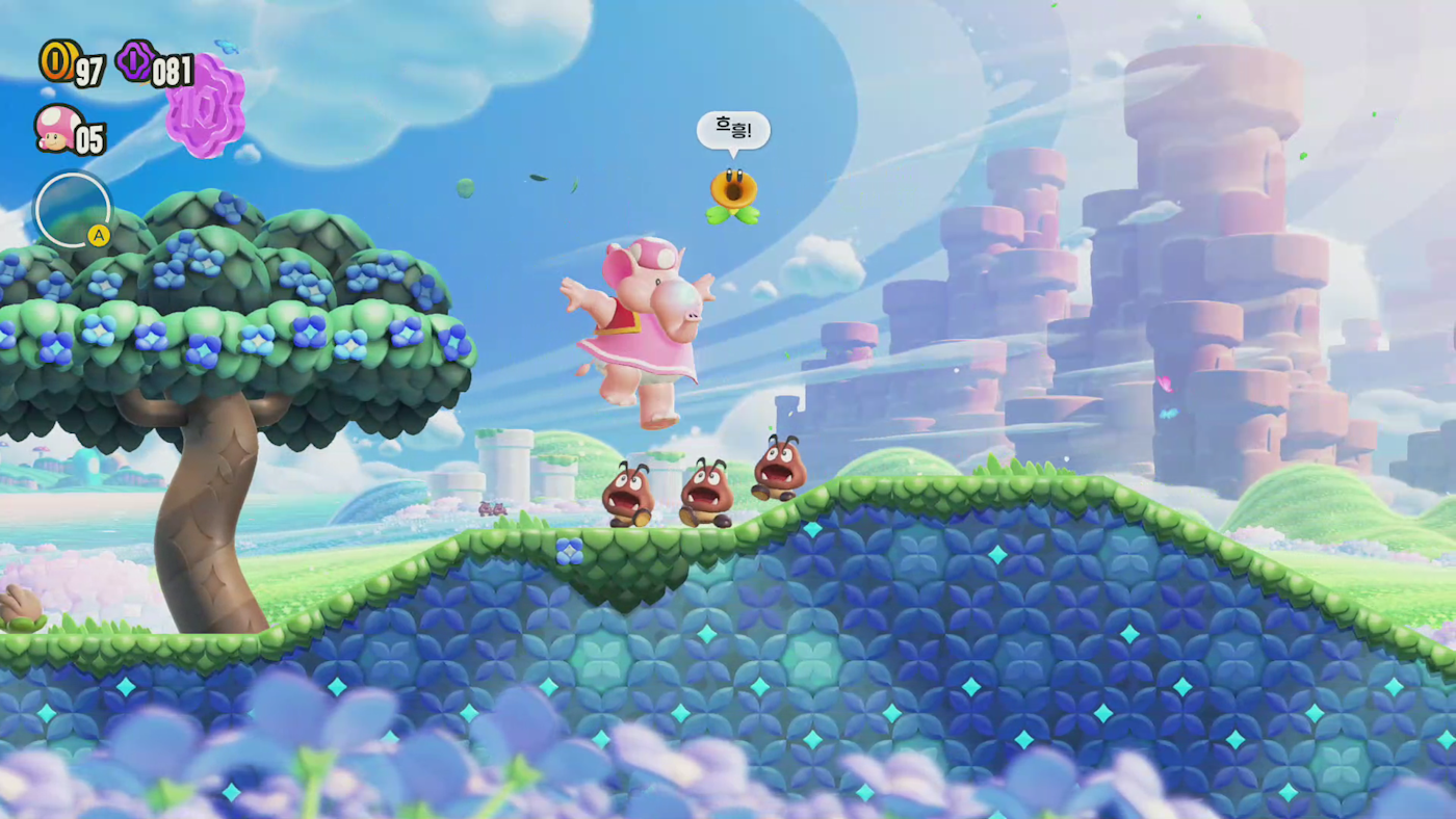 코끼리 코로 리프팅!? 마리오와 친구들이 특별한 능력을 발휘할 수 있는 파워 업을 소개. 【원더의 세계로 Vol.15】 | News |  한국닌텐도주식회사