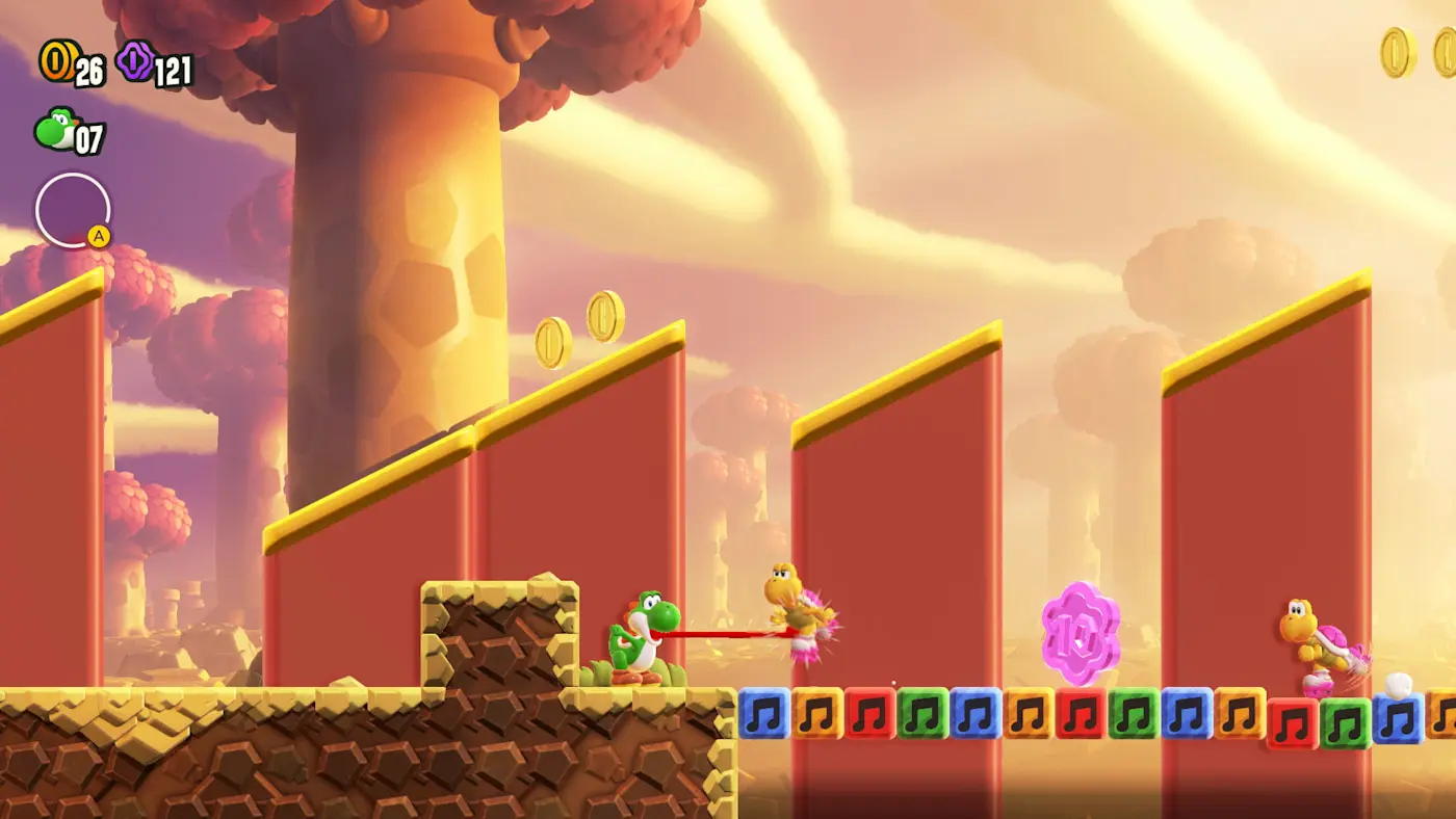 어떤 적도 무섭지 않다!? 대미지를 받지 않는 요시와 톳텐으로 모험해 보지 않으시겠습니까? 【원더의 세계로 Vol.10】 | News  | 한국닌텐도주식회사