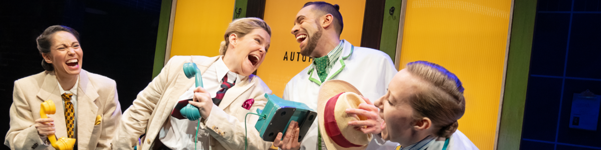 Photo 2 - Broadway Company of Operation Mincemeat. Photo by Julieta Cervantes Large