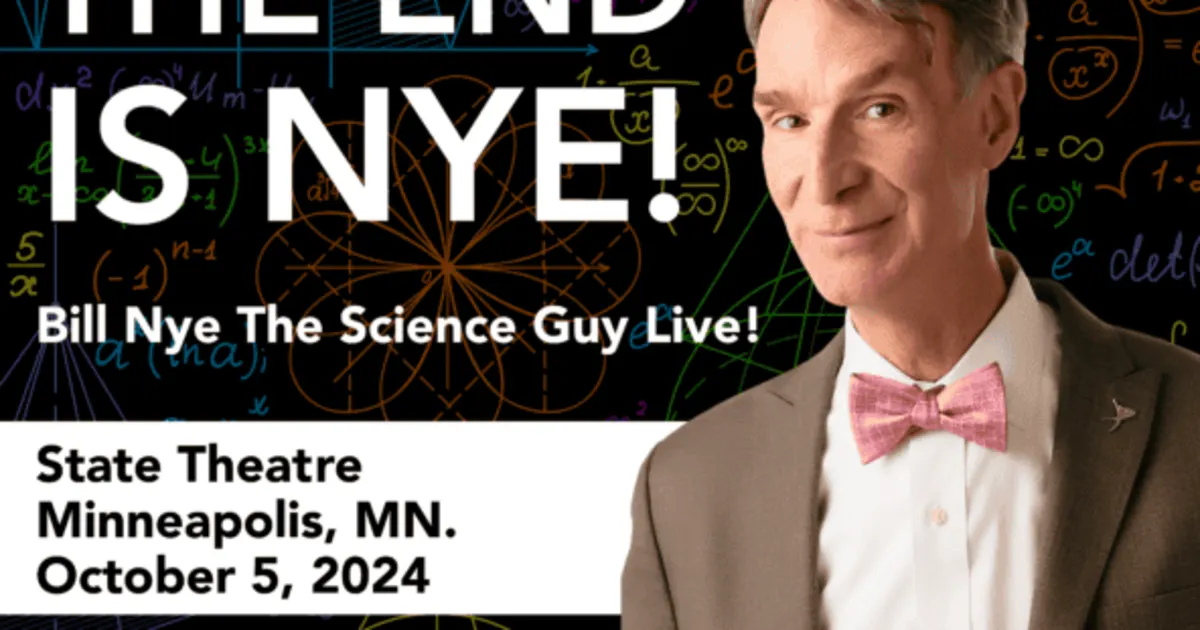 Bill Nye the Science Guy | State Theatre | Hennepin Arts - Hennepin Arts