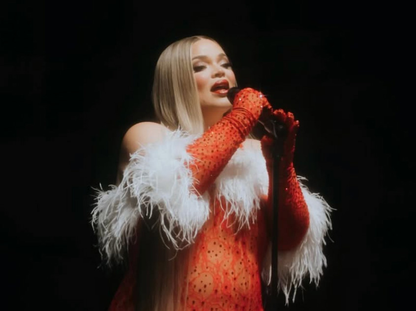 Trisha Paytas on stage