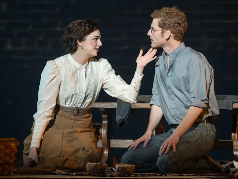 0714 - Talia Suskauer and Max Chernin in the National Tour of PARADE, photo by Joan Marcus (Medium)