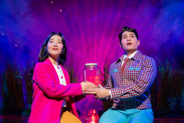 Claire Kwon and Steven Huynh in MAYBE HAPPY ENDING. Credit: Matthew Murphy and Evan Zimmerman 2382 PJZEDIT v001 Medium