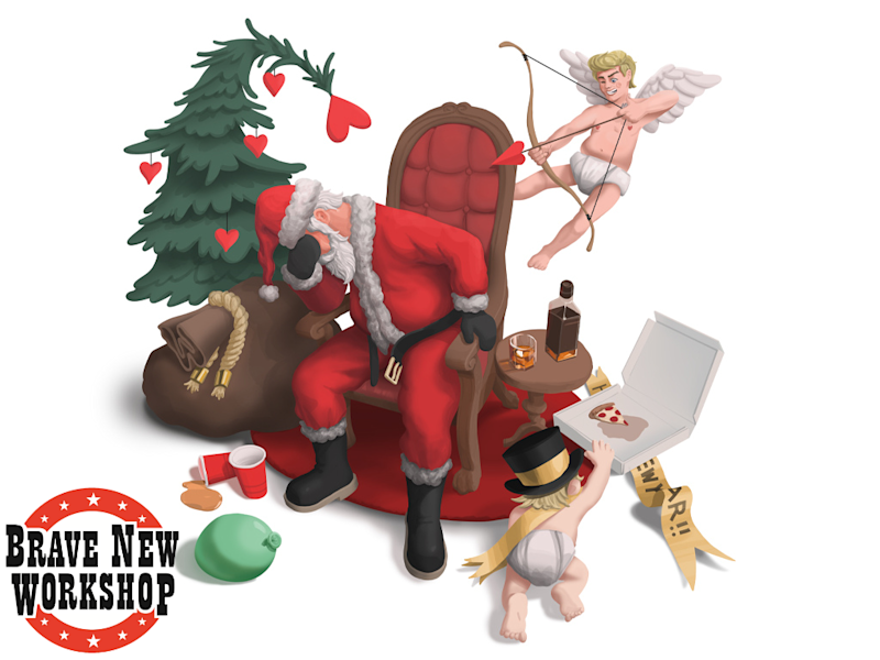 Image > Holiday Hangover > Santa scene