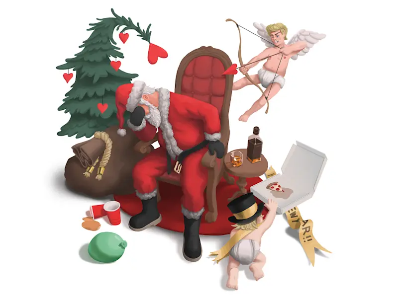 Image > Holiday Hangover > Santa scene