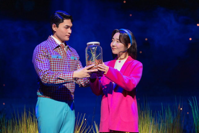 Claire Kwon and Steven Huynh in MAYBE HAPPY ENDING. Credit: Matthew Murphy and Evan Zimmerman 2755 PJZEDIT v001 Medium