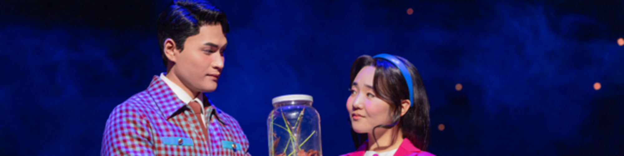 Claire Kwon and Steven Huynh in MAYBE HAPPY ENDING. Credit: Matthew Murphy and Evan Zimmerman 2755 PJZEDIT v001 Medium