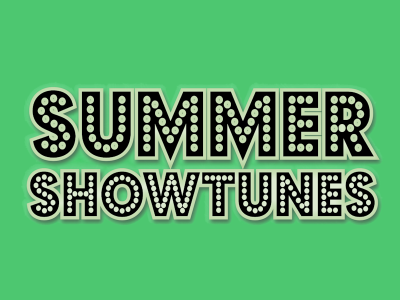 summer showtunes graphic