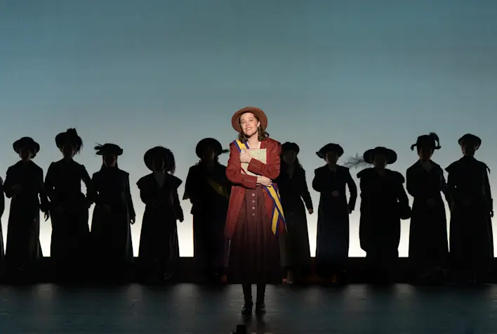2 - Shaina Taub as Alice Paul in the Suffs Broadway Company Large