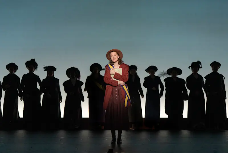 2 - Shaina Taub as Alice Paul in the Suffs Broadway Company Large