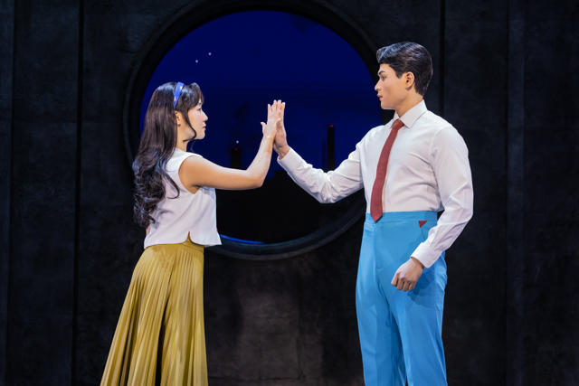 Claire Kwon and Steven Huynh in MAYBE HAPPY ENDING. Credit: Matthew Murphy and Evan Zimmerman 0506 PJZEDIT v001 Medium