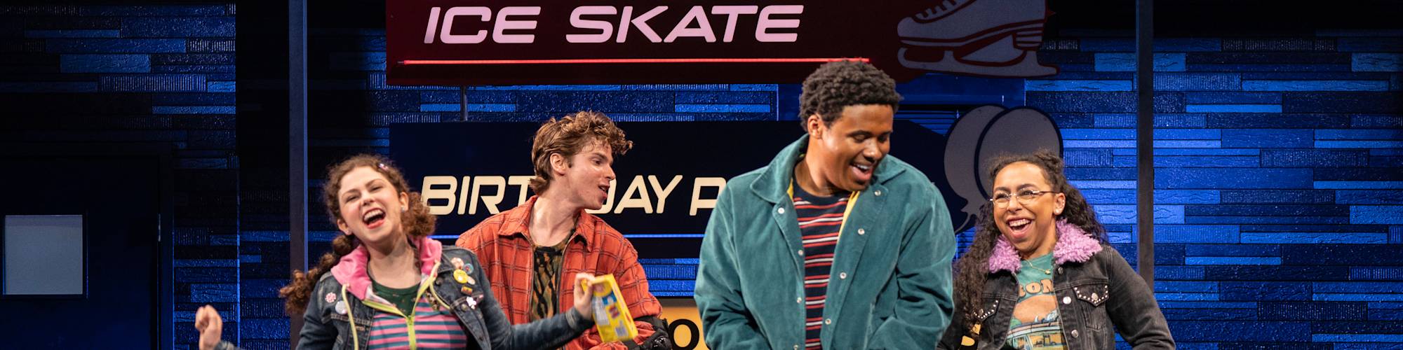 0076 - Skye Alyssa Friedman, Pierce Wheeler, Darron Hayes and Grace Capeless in the National Tour of KIMBERLY AKIMBO, photo by Joan Marcus