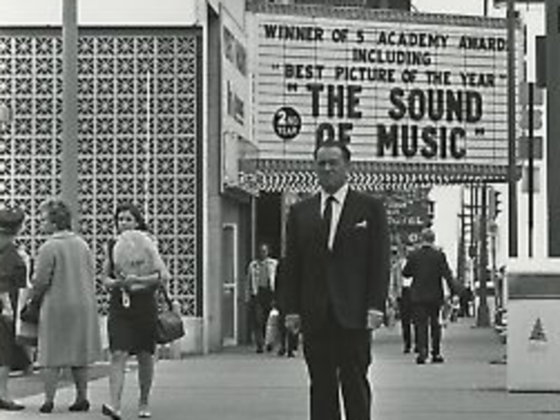 Mann Theatre in Minneapolis, Minnesota in 1966 showing the Sound of Music starring Julie Andrews