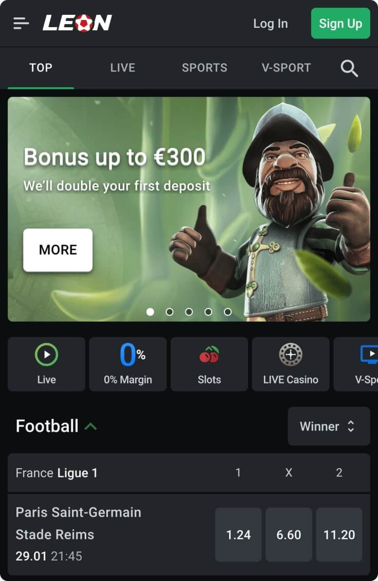 leonbet registration