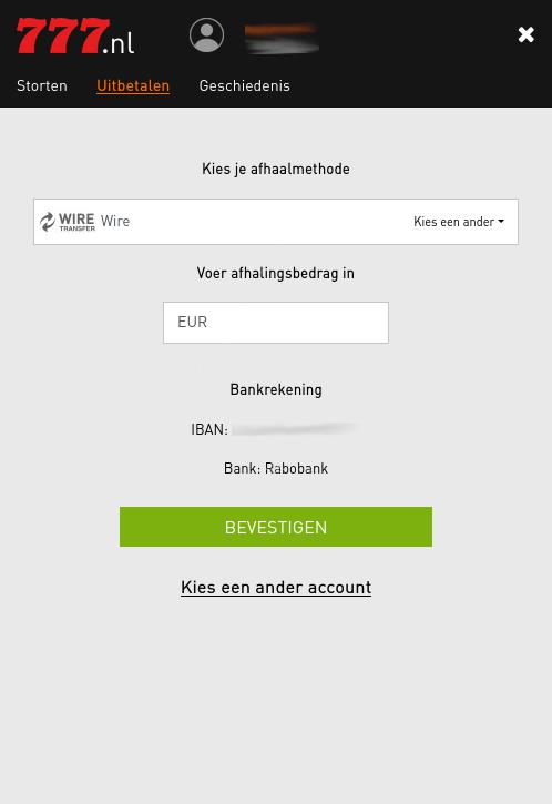 Casino 777 Geld Storten