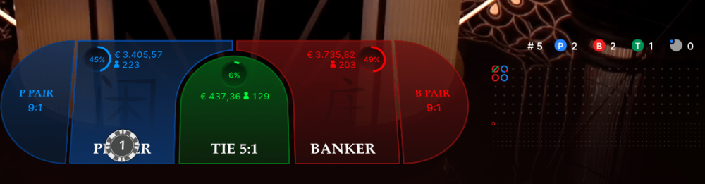 Lightning Baccarat screenshot 2