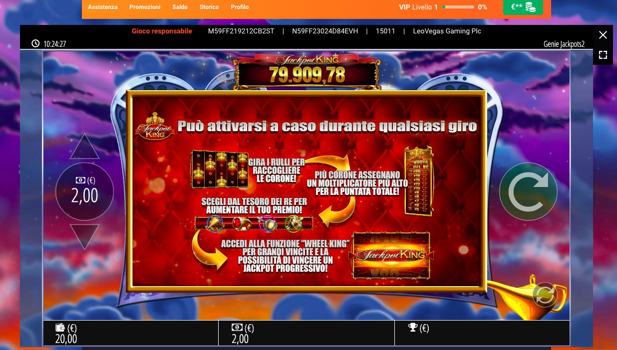 Leo Vegas Giochi