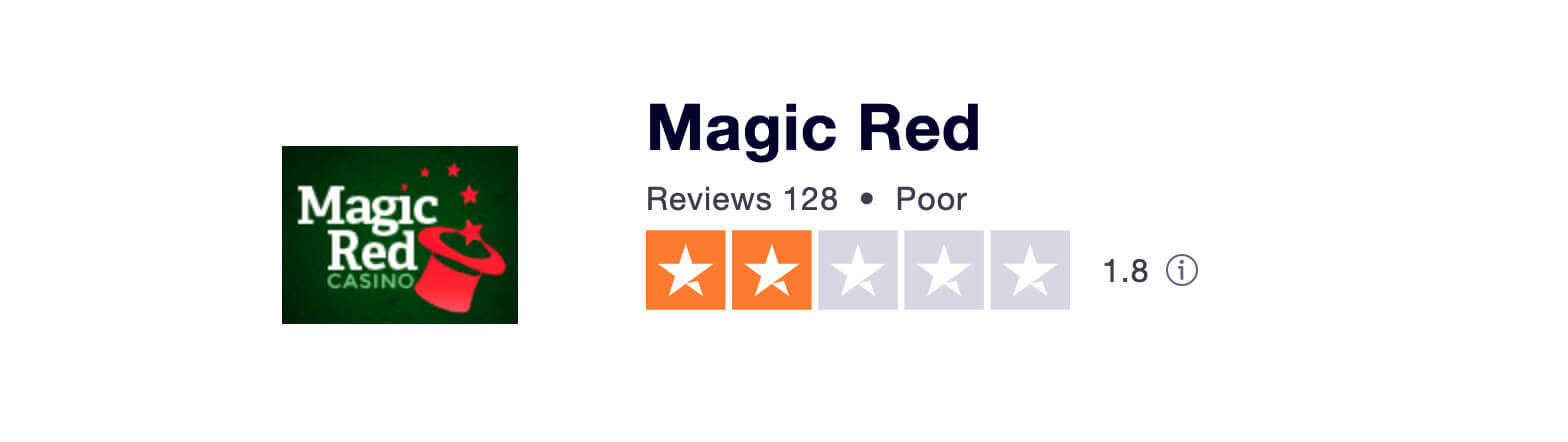 bidragyder at ringe bomuld Magic Red Casino Review | CasinoMeta™ 2023 | $200 Bonus