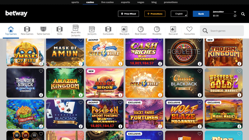 Betway Top Games