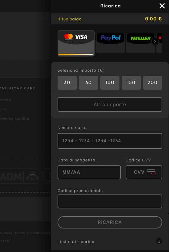 888Casino Depositi