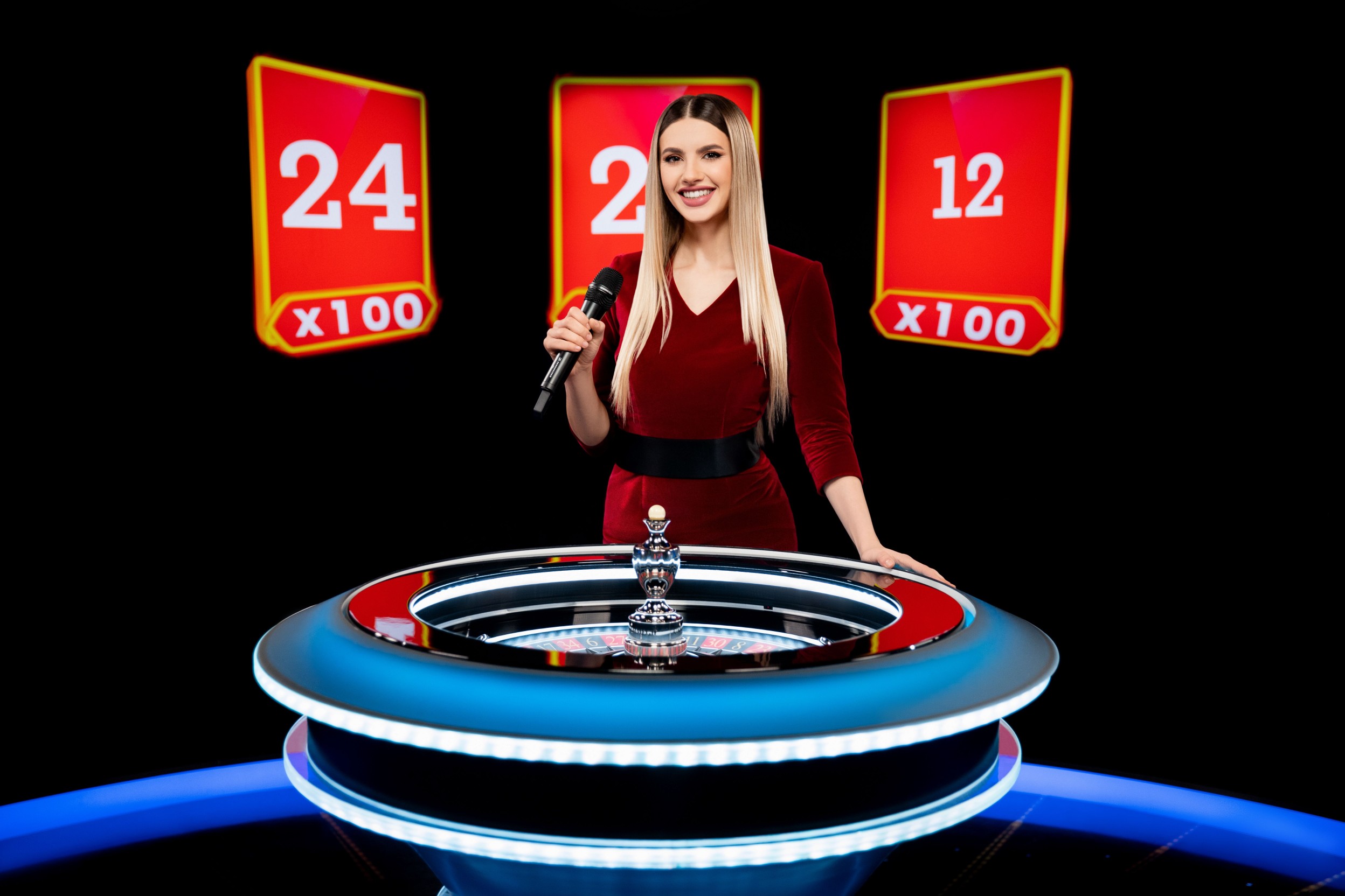 Mega roulette female dealer