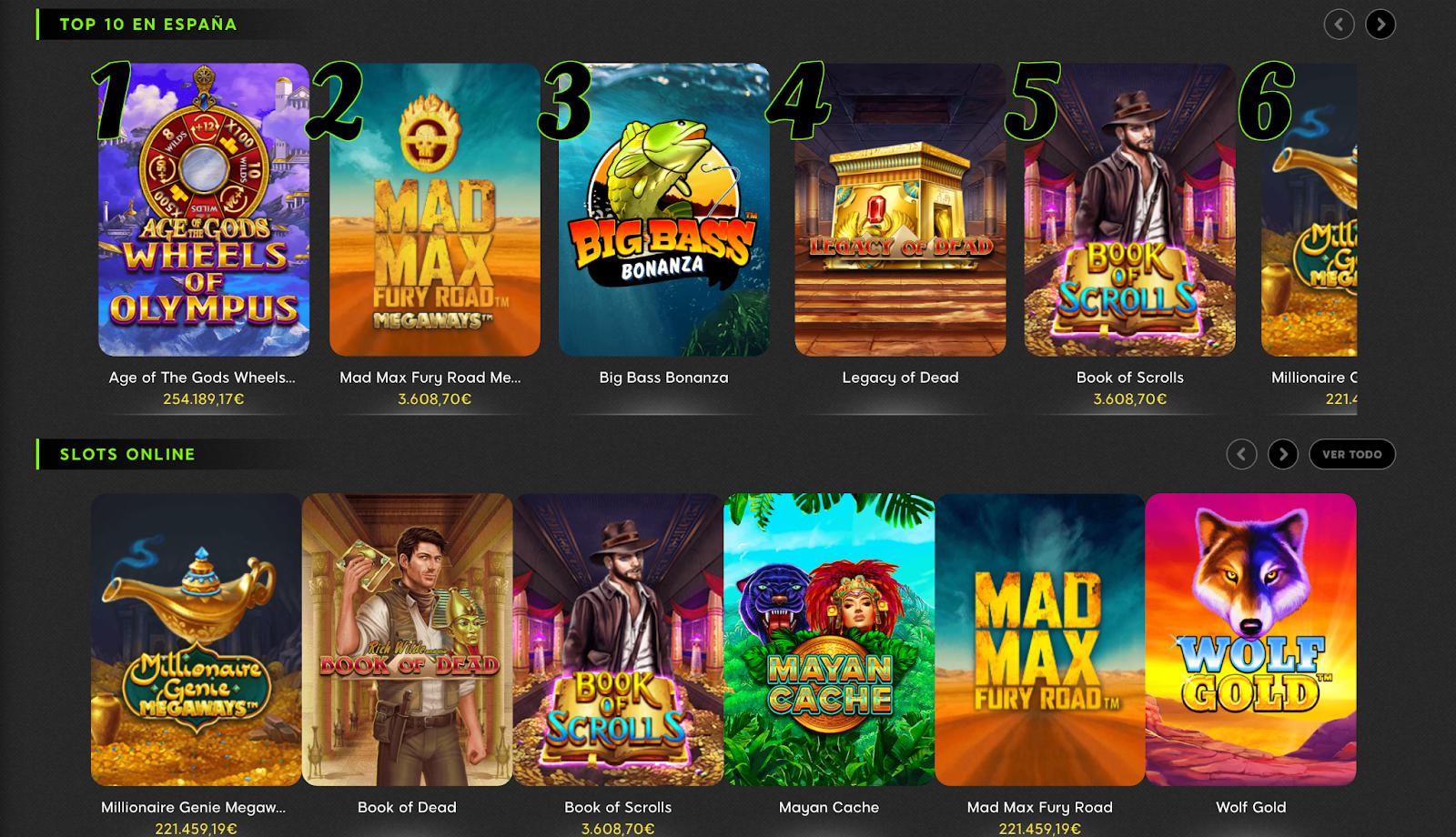 888Casino Juegos