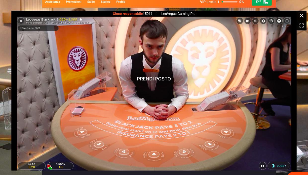 Leo Vegas Casinò Live