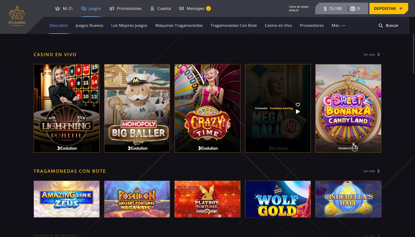 21 Casino Lobby