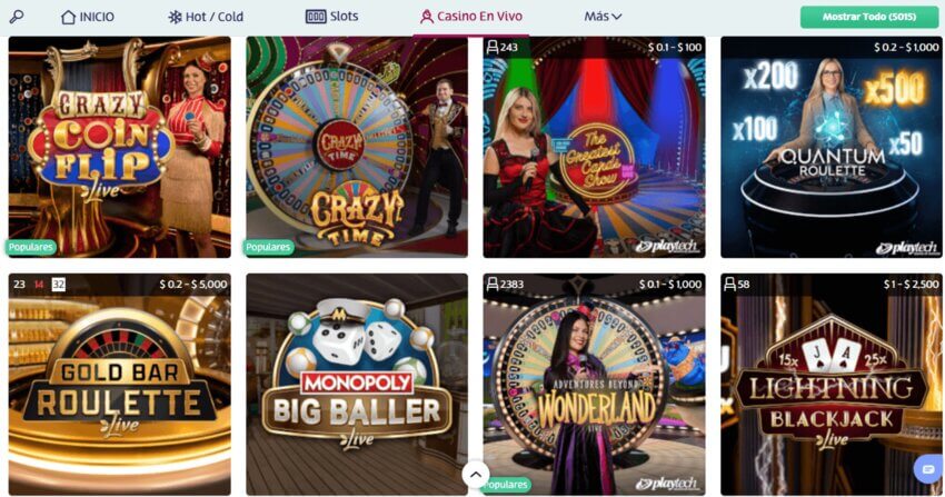 Casino en vivo