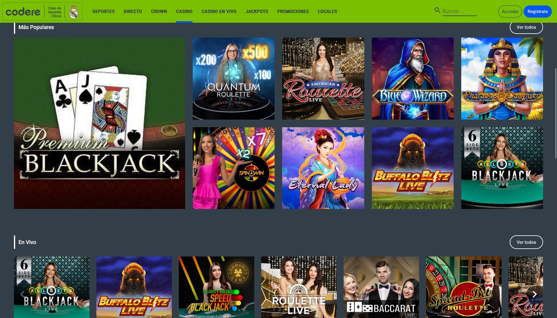 Codere Juegos