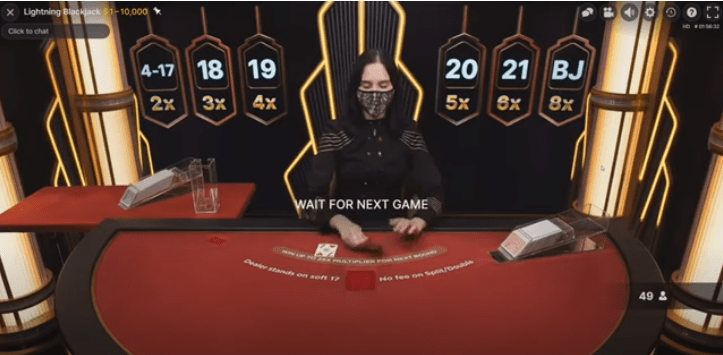 Lightning Blackjack screenshot 1
