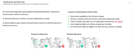 MX Spin Casino Registro usuario documentos
