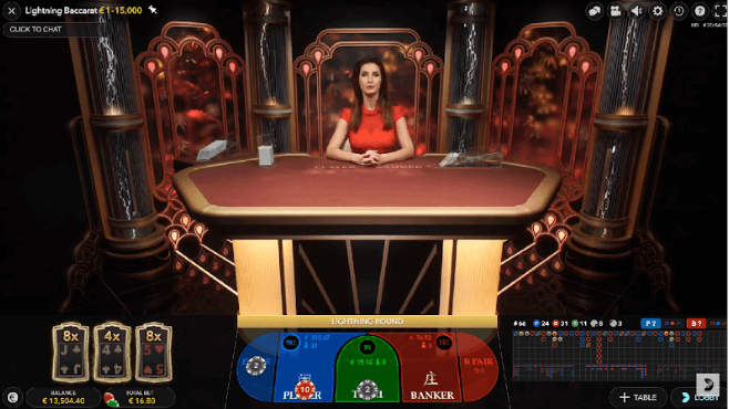 Lightning Baccarat