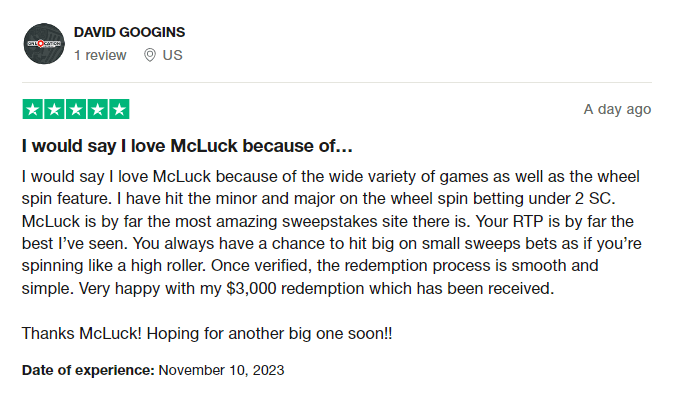 McLuck Social Casino Review | Get 27.5 Sweeps Coins Free!