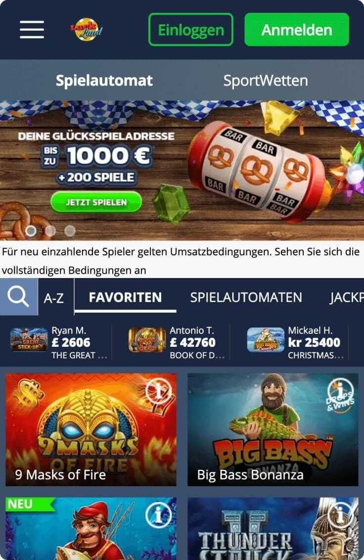 Die Luckland Casino App