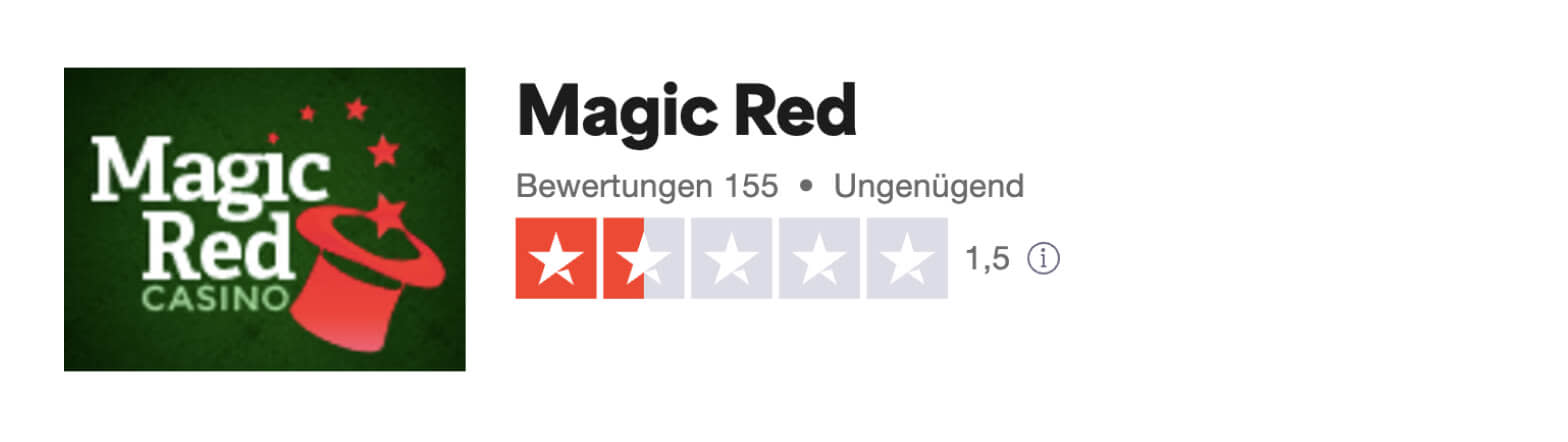 Magic Red Trustpilot Bewertung