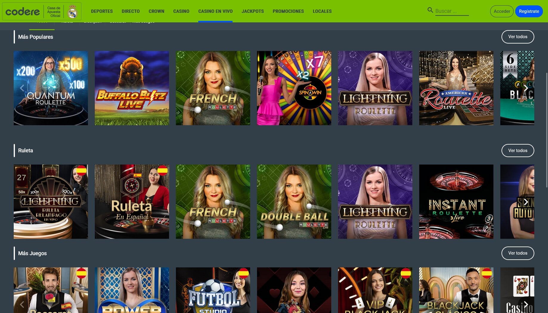 Codere Lobby