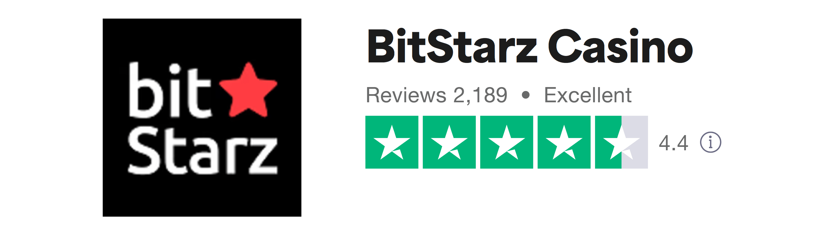 Trustpilot rating screenshot for the BitStarz