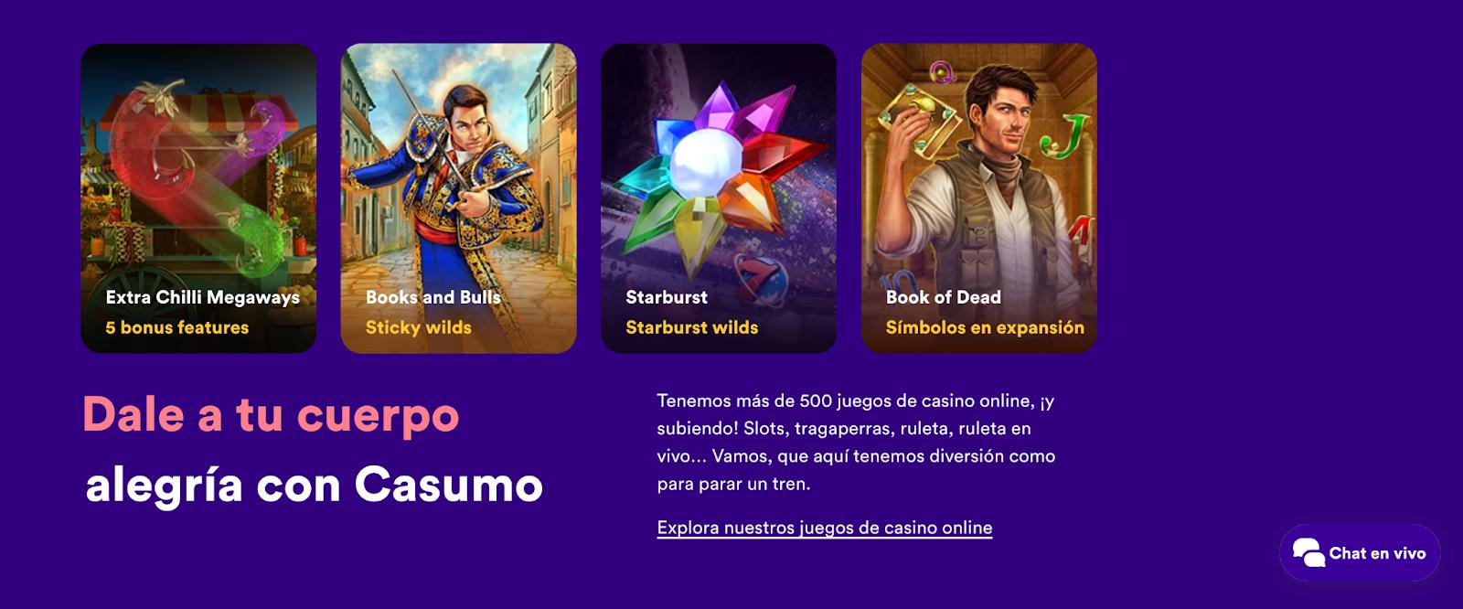 Casumo Juegos