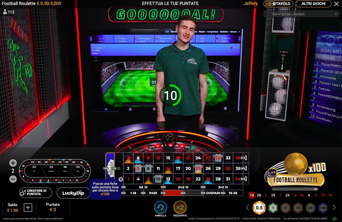 888Casino Casinò Live
