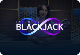Live infinite blackjack