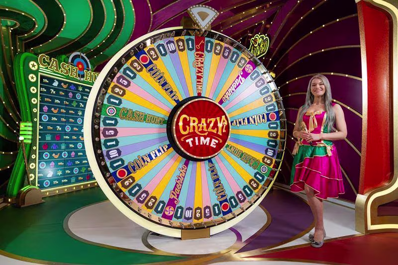 Crazy Time bonus game image