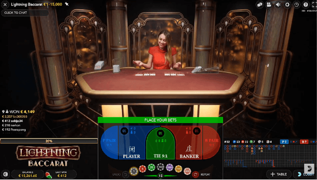 Lightning Baccarat