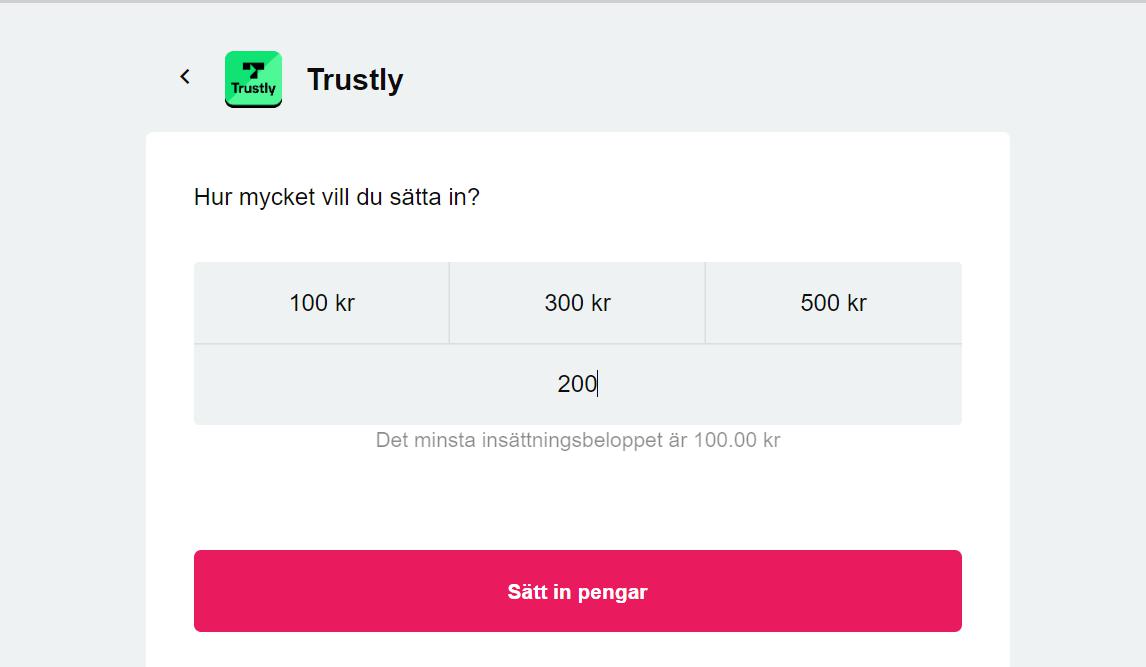 Spin Casino Insättningar
