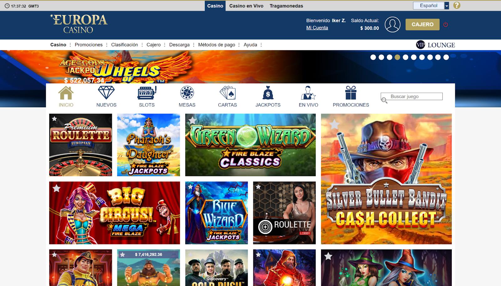 Europa Casino Juegos