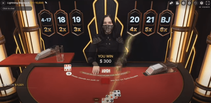 Lightning Blackjack screenshot 2